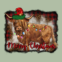 Merry Christmas Highland Cow Urban Heavy Tee | Teevron