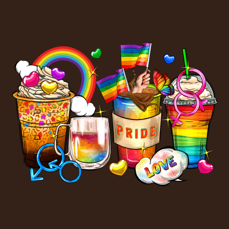 Pride Coffee Cups Heavy Core Tee by Zillion Design Studio | Teevron
