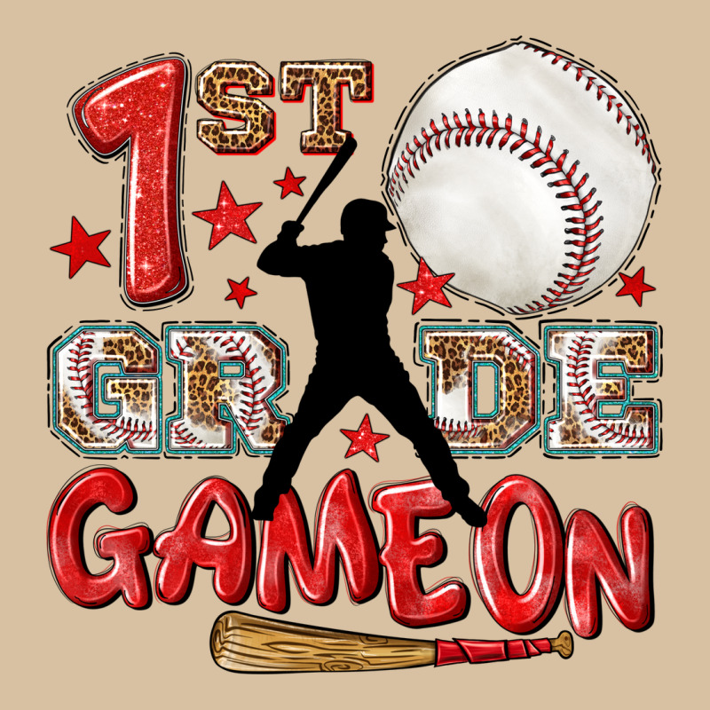 Back To School 1st Baseball Game On Heavyweight Hoodie by NancyCooperArtShop | Teevron