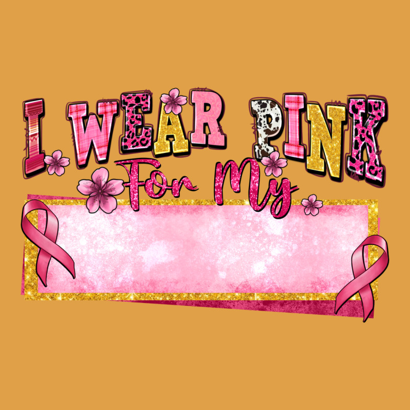 Personalized I Wear Pink For My Premium Hoodie by texasbilliewilder | Teevron