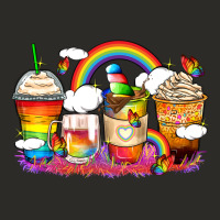 Rainbow Coffee Cups Heavy Core Tee | Teevron