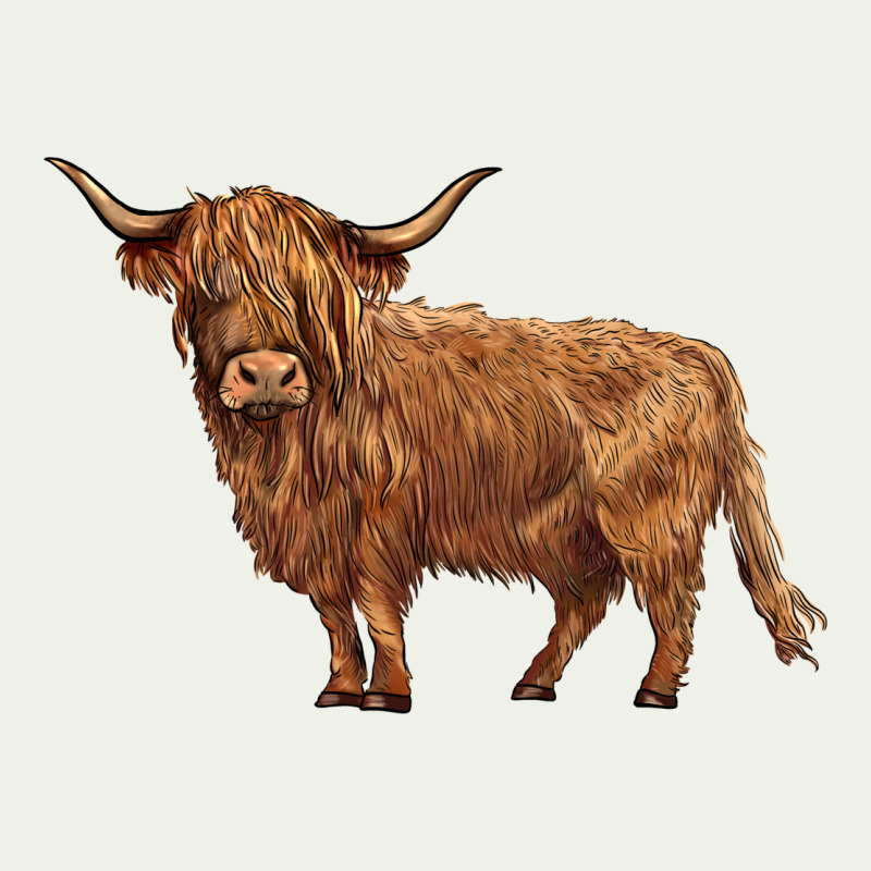 Highland Cow Urban Heavy Tee by BarkalooDesign | Teevron