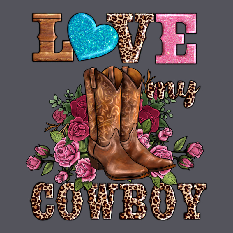 Valentines Day Love My Cowboy Vintage Hoodie by AdoDesignShop | Teevron