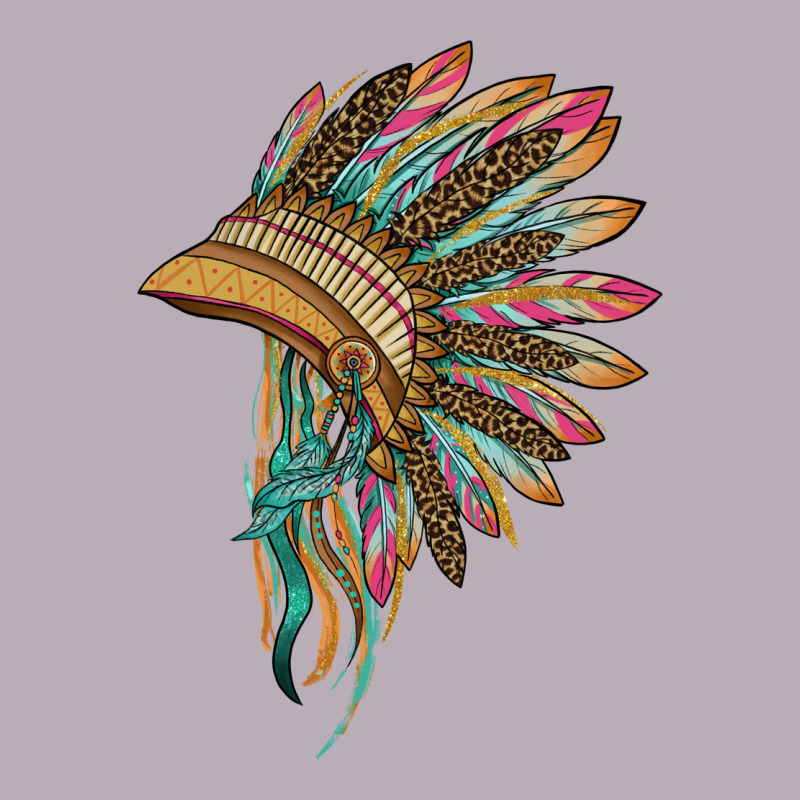 Indian Leopard Headdress Vintage Tee by BarkalooDesign | Teevron