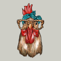 Chicken With Bandana And Leopard Heavyweight Hoodie | Teevron
