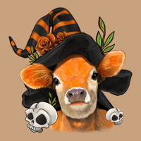 Halloween Witch Cow Vintage Tee | Teevron