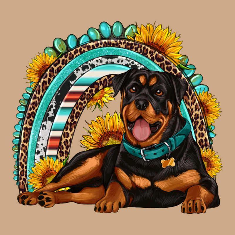 Rottweiler  Rainbow Vintage Hoodie by Artiststas | Teevron