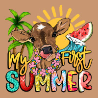 My First Summer Baby Cow Heavyweight Hoodie | Teevron