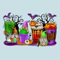 Halloween Gnomes Coffee Cups Ladies Tee | Teevron