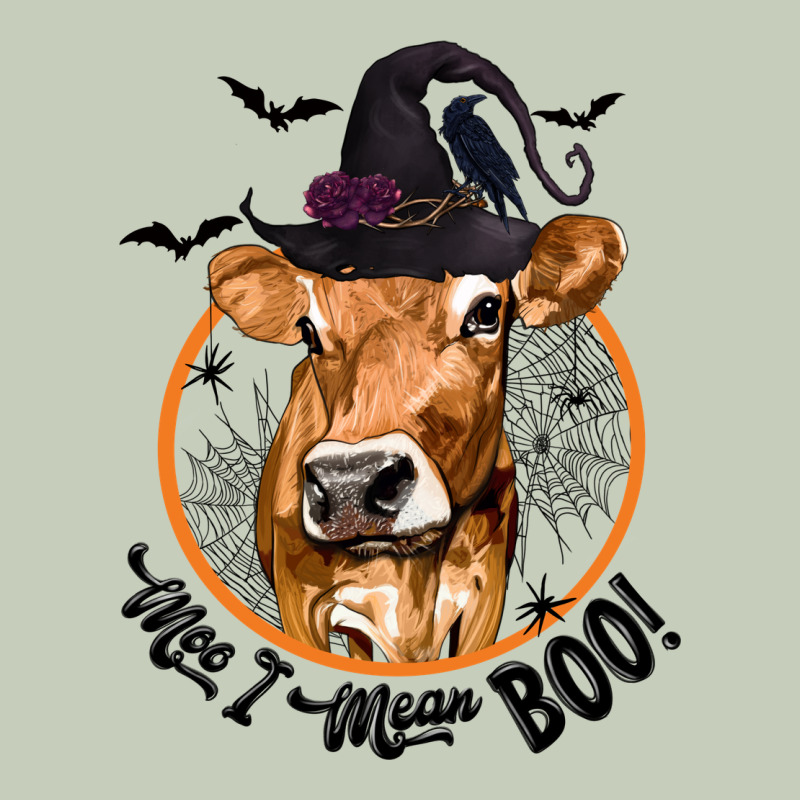 Halloween Cow Moo I Mean Boo Ladies Tee by texasbilliewilder | Teevron