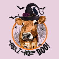 Halloween Cow Moo I Mean Boo Ladies Tee | Teevron