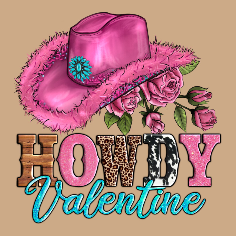Valentines Day Cowgirl Hat And Howdy Vintage Hoodie by AdoDesignShop | Teevron