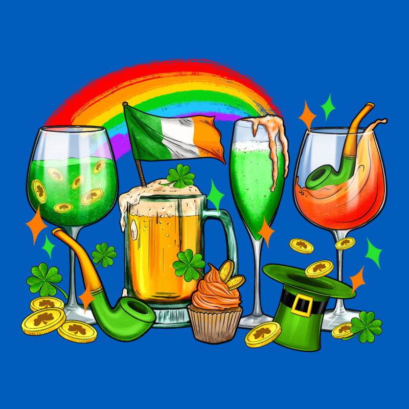 Wine Glasses St. Patricks Urban Hoodie by OliviaCreatesArt | Teevron