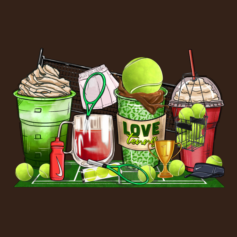 Tennis Coffee Cups Heavy Core Tee by Zillion Design Studio | Teevron