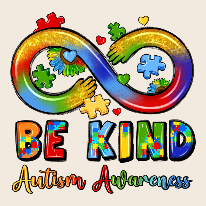 Be Kind Autism Awareness Infinity Symbol Zipper Hoodie by LillyAllenDesigns | Teevron