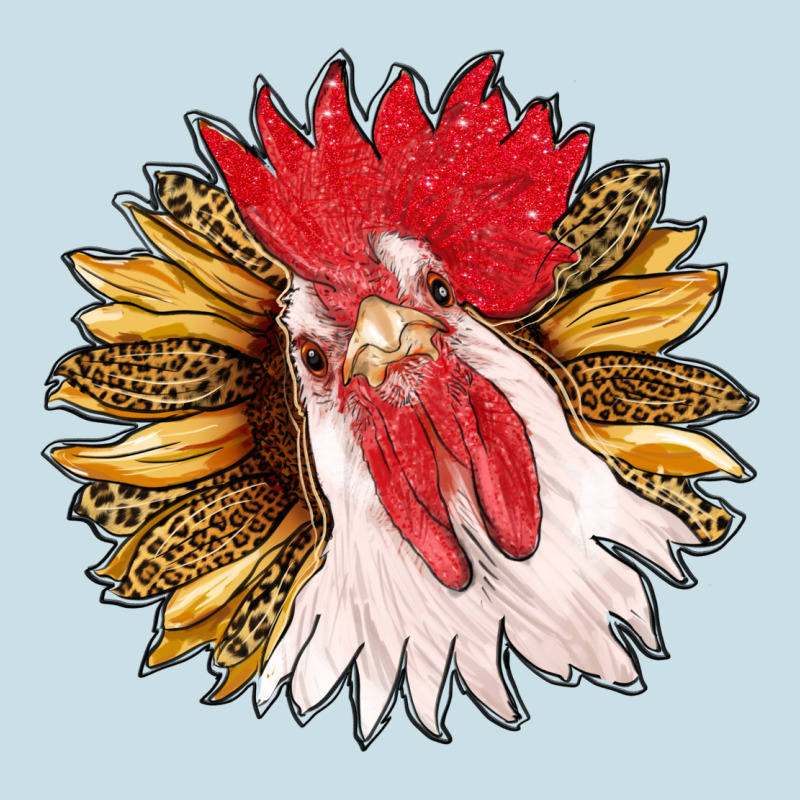 Sunflower With Rooster Ladies Tee by RanaPortraitStore | Teevron