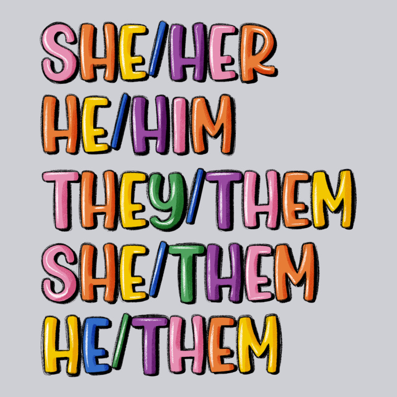 Lgbtq Pronouns Heavyweight Sweatshirt by MaliasSmallBusiness | Teevron