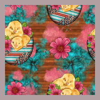 Hatched Egg Easter Chicks Seamless Pattern Vintage Hoodie | Teevron