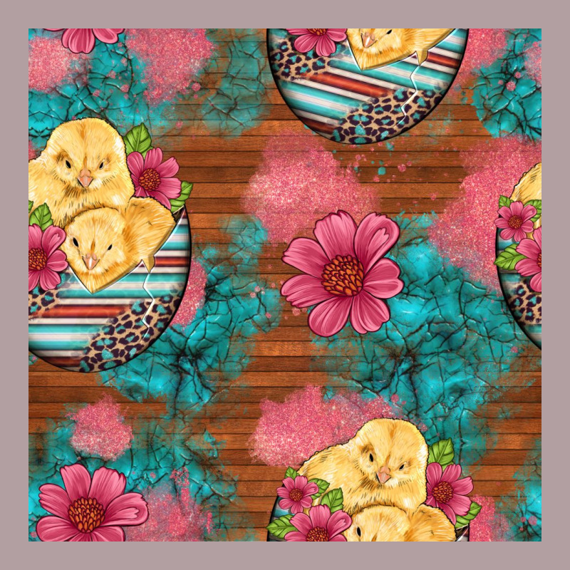 Hatched Egg Easter Chicks Seamless Pattern Vintage Hoodie by Artiststas | Teevron