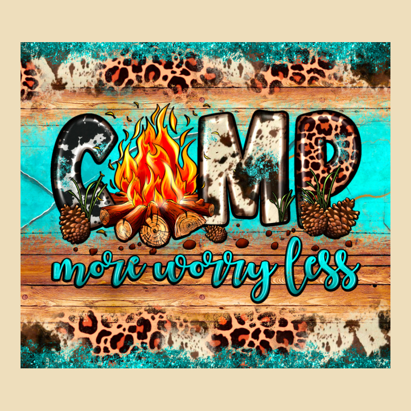 Camp More Worry Less Premium Hoodie by JahusDesignShop | Teevron