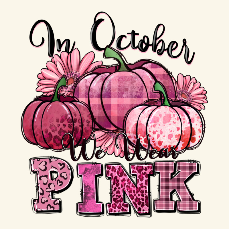 In October We Wear Pink Pumpkin Premium Hoodie by texasbilliewilder | Teevron
