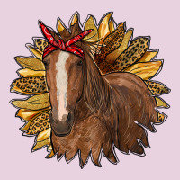 Sunflower With Horse Ladies Tee | Teevron