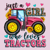 Just A Girl Who Loves Tractors Ladies Tee | Teevron