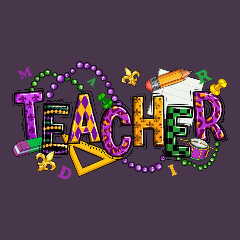 Mardi Gras Teacher Heavyweight Hoodie by texasbilliewilder | Teevron