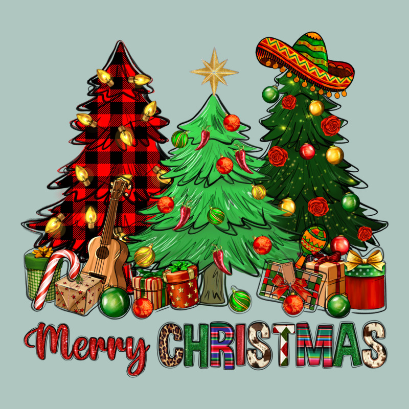 Merry Christmas Trees Premium Sweatshirt by NancyCooperArtShop | Teevron