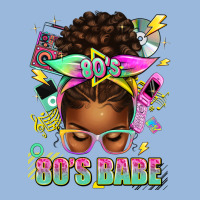 80's Babe Afro Messy Bun Premium Hoodie | Teevron