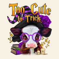 Too Cute To Trick Halloween Baby Calf Vintage Tee | Teevron