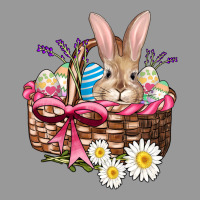 Easter Bunny And Basket Vintage Hoodie | Teevron
