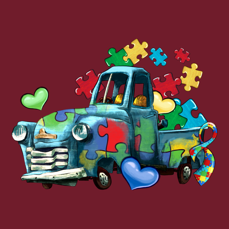 Autism Truck Zipper Hoodie by LillyAllenDesigns | Teevron