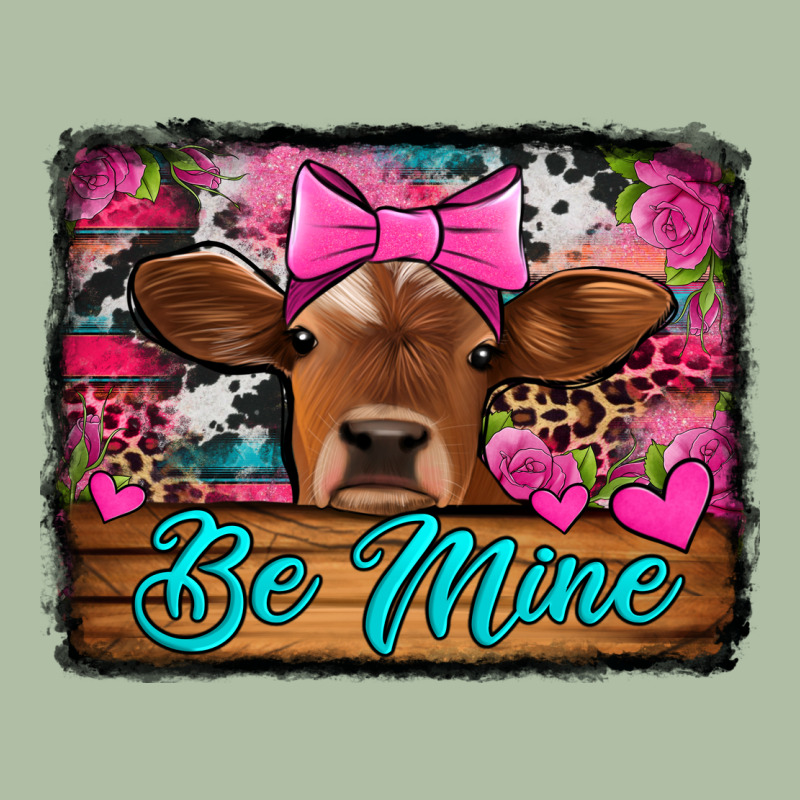 Be Mine Valentine's Day Cow Urban Heavy Tee by Jasminsmagicworld | Teevron