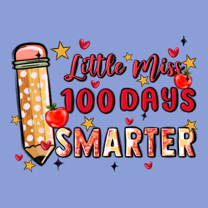 Little Miss 100 Days Smarter Long Sleeve Tee by MaliasSmallBusiness | Teevron