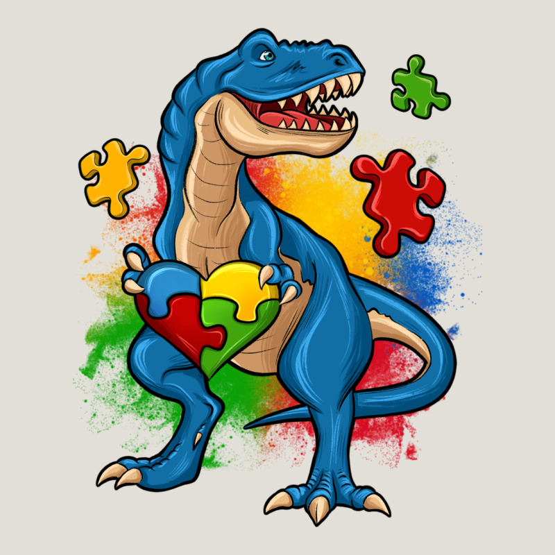 Autism Trex Heavy Core Tee by Zillion Design Studio | Teevron