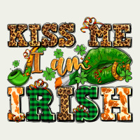 Kiss Me I Am Irish  With Lips And Shamrocks Urban Heavy Tee | Teevron