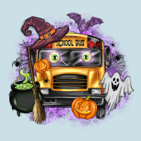 Halloween School Bus Ladies Tee | Teevron