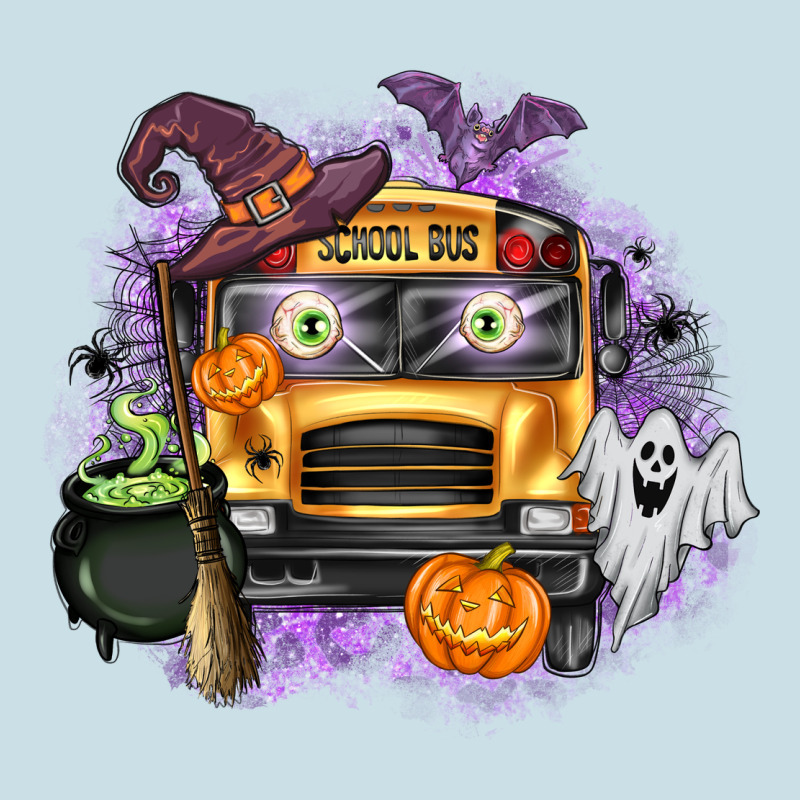 Halloween School Bus Ladies Tee by texasbilliewilder | Teevron