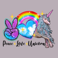 Peace Love Unicorn Vintage Tee | Teevron