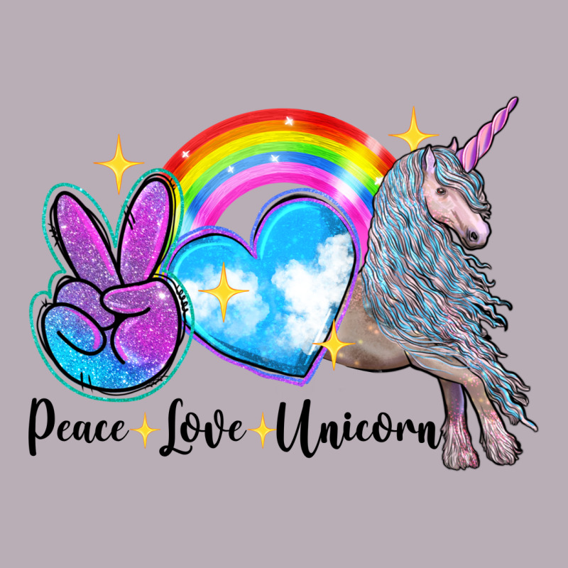 Peace Love Unicorn Vintage Tee by LillyAllenDesigns | Teevron