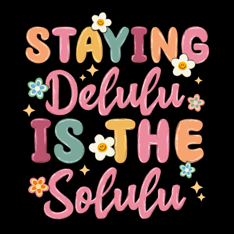 Staying Delulu Is The Solulu Heavyweight Sweatshirt by MaliasSmallBusiness | Teevron