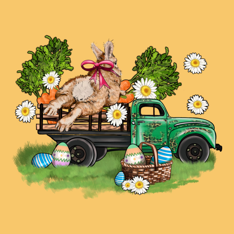 Easter Truck With Bunny Vintage Hoodie by AdoDesignShop | Teevron