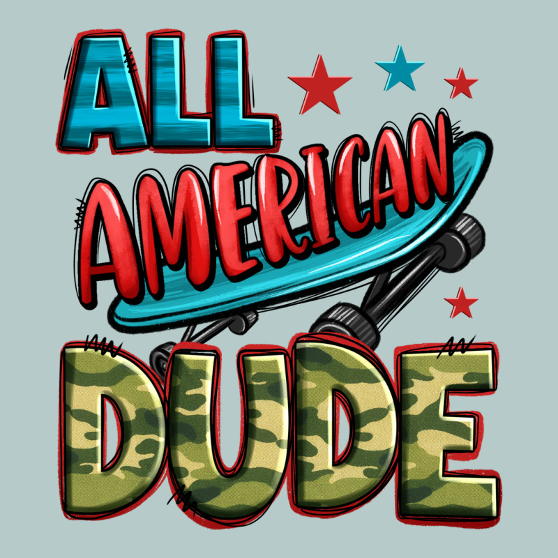 All American Dude Heavy Core Tee by Zillion Design Studio | Teevron