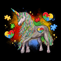 Autism Unicorn Zipper Hoodie | Teevron