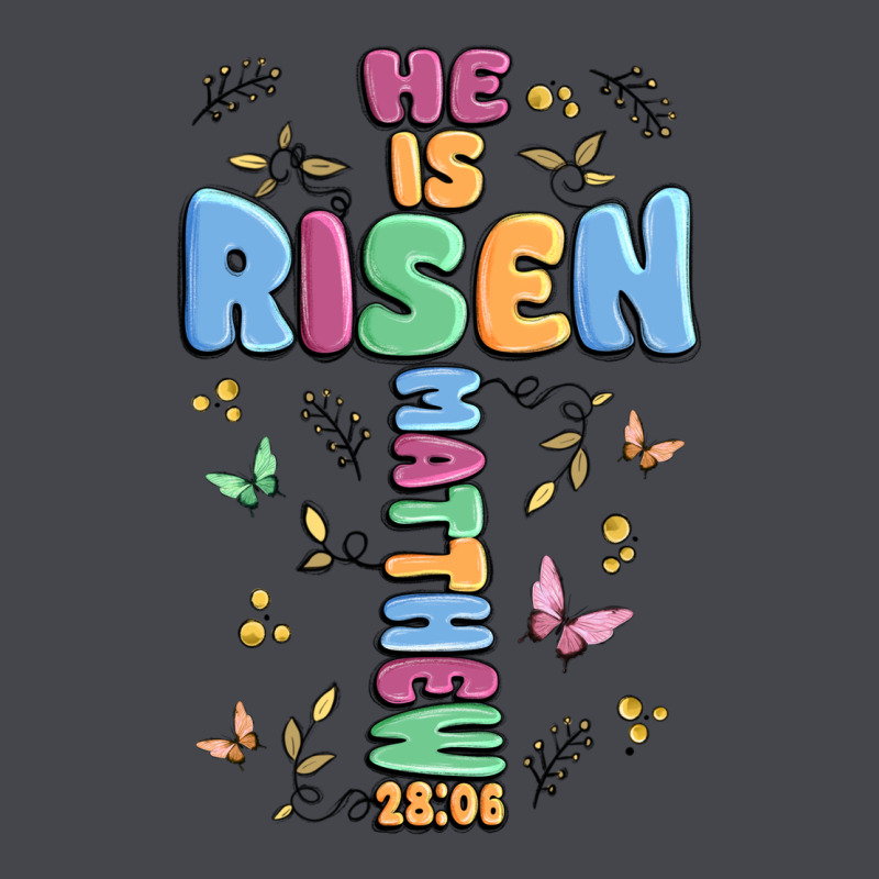 He Is Risen Cross Long Sleeve Tee by MaliasSmallBusiness | Teevron