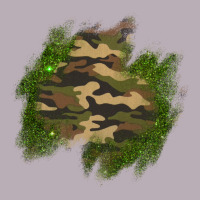 Camouflage Glitter Patch Vintage Tee | Teevron