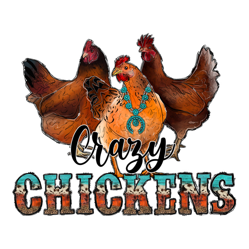 Crazychickens Premium Tee by CowhideDigitalArt | Teevron