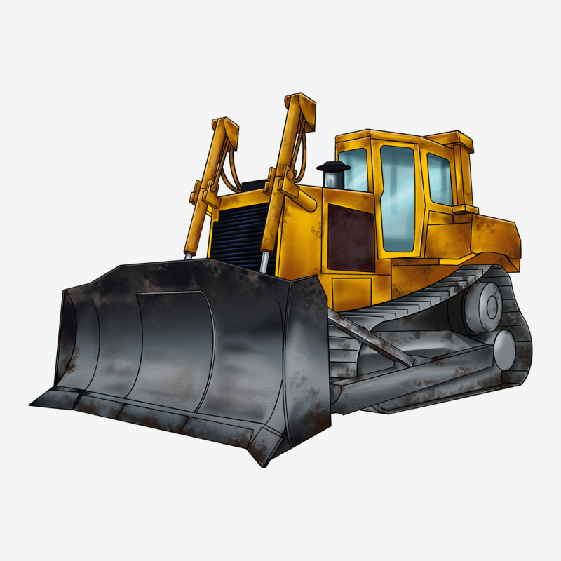 Bulldozer Urban Heavy Tee by LillyAllenDesigns | Teevron
