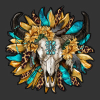 bull skull with sunflower | Teevron